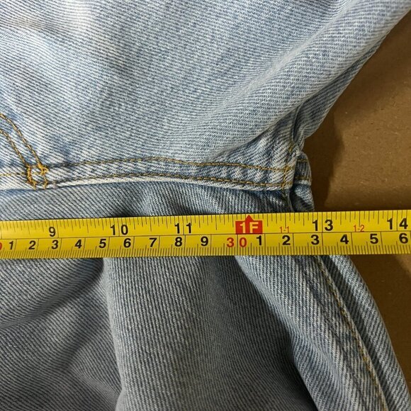 Boyish Womens Denim The Charley High Rise Wide Leg Sz 27 in BLUE PLANET - Picture 10 of 11